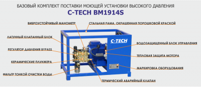 Аппарат высокого давления C-TECH BM1914S