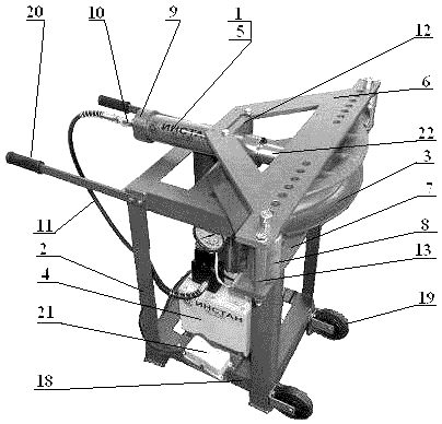 Трубогиб электрический конструкция схема ТГ-3ЭП