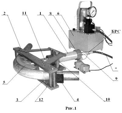 Трубогиб электрический ТПГ-2ЭП схема