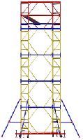 Вышка-тура ВСР-7 (2,0х2,0) Б/блок+7 секций
