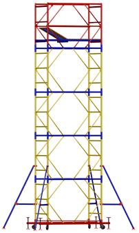 Вышка-тура ВСР-7 (2,0х2,0) Б/блок+4 секции