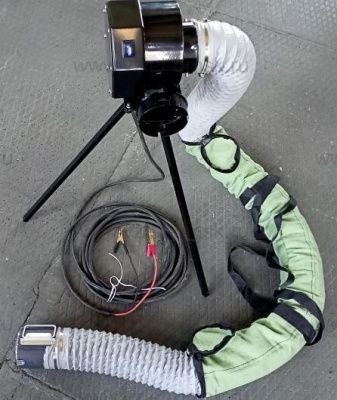 Вентилятор для продувки колодцев ВП-500 (12) переносной (с треногой)